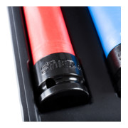 Jeu de douilles puissantes STIER  1/2" ouv. 17/19/21 mm en coffret-4