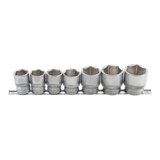 Jeu de Douilles, six pans 12,5 mm (1/2") 20 - 32 mm 7 pièces BGS