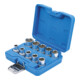 Jeu de Douilles, six pans 12,5 mm (1/2") en pouces 10 pièces BGS-2