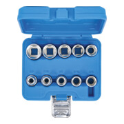 Jeu de Douilles, six pans 12,5 mm (1/2") en pouces 10 pièces BGS-5