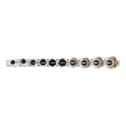 Jeu de douilles six pans, profondes 12,5 mm (1/2") en pouce 10 pièces BGS-4