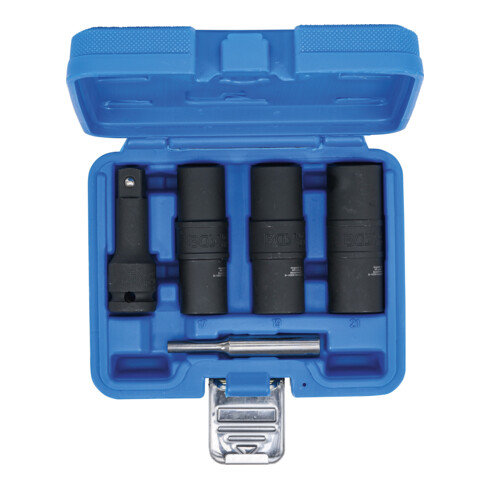 Jeu de douilles spéciales de puissance articulées six pans et tournevis 17 - 19 - 21 mm 12,5 mm (1/2") 3 pièces BGS