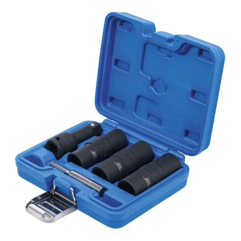 Jeu de douilles spéciales de puissance articulées six pans et tournevis 17 - 19 - 21 mm 12,5 mm (1/2") 3 pièces BGS