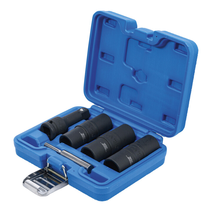 Jeu de douilles spéciales de puissance articulées six pans et tournevis 17 - 19 - 21 mm 12,5 mm (1/2") 3 pièces BGS