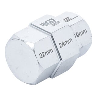 Jeu de douilles spéciales moto 19 - 22 - 24 mm BGS