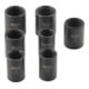 Jeu de douilles spiralées/extracteur de vis 12,5 mm (1/2") 17 - 26 mm 7 pièces BGS-5