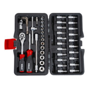 Jeu de douilles STIER 1/4"  48 pièces-3