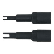 Jeu de douilles tournevis 6 pans intérieur pour soupape de circuit de climatisation, 2 pcs.-2