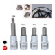 Jeu de douilles tournevis-OZ pour jantes aluminium KS Tools 4 pcs