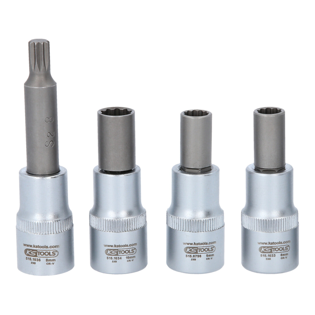 Jeu de douilles tournevis-OZ pour jantes aluminium KS Tools 4 pcs