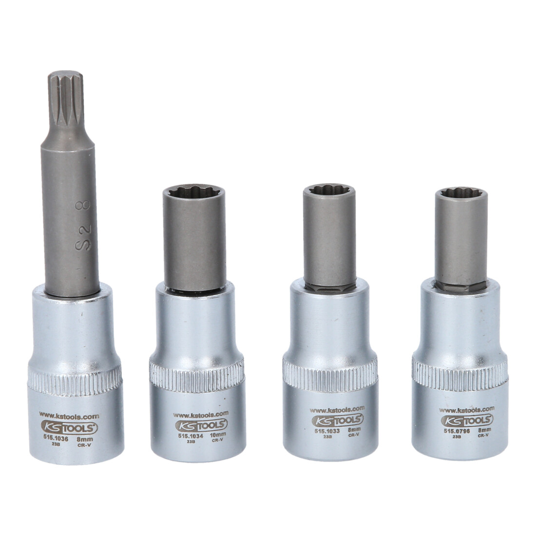 Jeu de douilles tournevis-OZ pour jantes aluminium KS Tools 4 pcs
