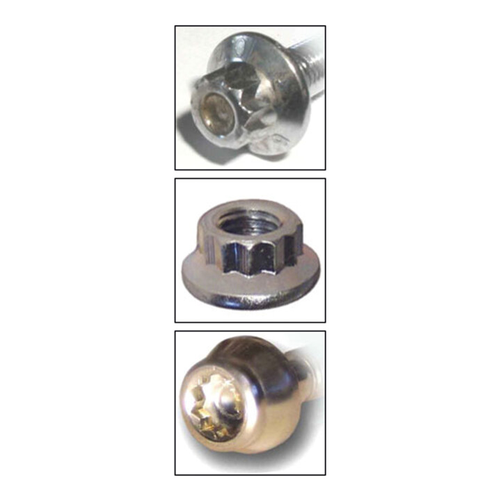 Jeu de douilles tournevis-OZ pour jantes aluminium KS Tools 4 pcs