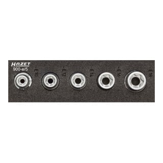 Jeu de douilles TX 1/12 900-E/5 HAZET