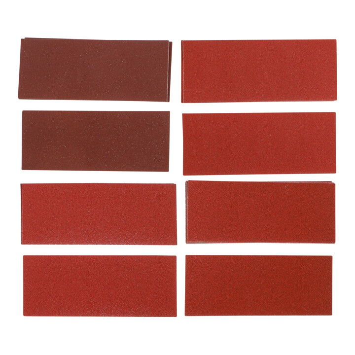 Jeu de feuilles abrasives ponceuse vibrante / cale à poncer 93 x 230 mm Cal. 60 - 180 25 pièces BGS