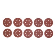 Jeu de feuilles abrasives pour ponçeuse excentrée Ø 125 mm Cal. 40 - 180 25 pièces BGS Do it yourself-3