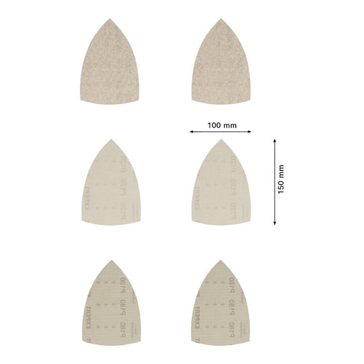 Jeu de filets de ponçage Bosch Expert M480, 100 x 150 mm
