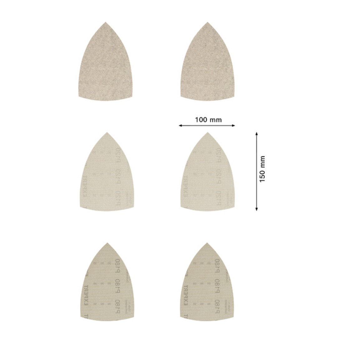 Jeu de filets de ponçage Bosch Expert M480, 100 x 150 mm