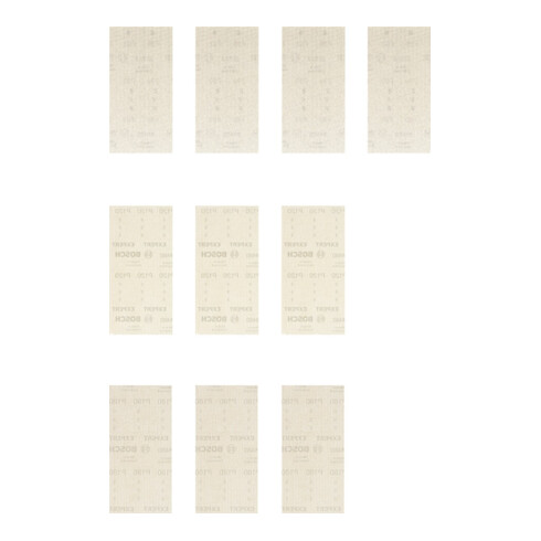 Jeu de filets de ponçage Bosch Expert M480, 93 x 186 mm