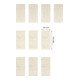 Jeu de filets de ponçage Bosch Expert M480, 93 x 186 mm