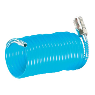 Jeu de flexibles spiralés ID 6mm AD 10mm L.7,5m PU Raccord DN 7,2 Rl.STÜRMER