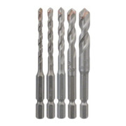 Jeu de forets à carrelage Bosch HEX-9 Céramique 5 pièces 4 - 10 mm-1
