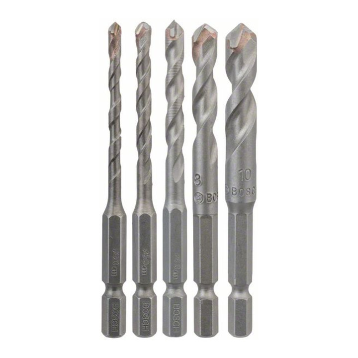 Jeu de forets à carrelage Bosch HEX-9 Céramique 5 pièces 4 - 10 mm