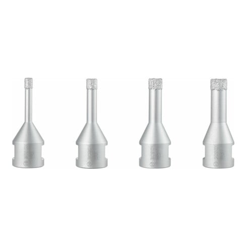 Jeu de forets à diamant Bosch Dry Speed, 4 pièces, 6 - 12 mm