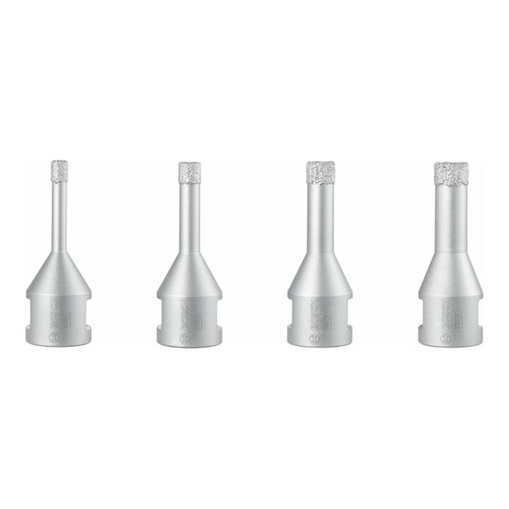 Jeu de forets à diamant Bosch Dry Speed, 4 pièces, 6 - 12 mm