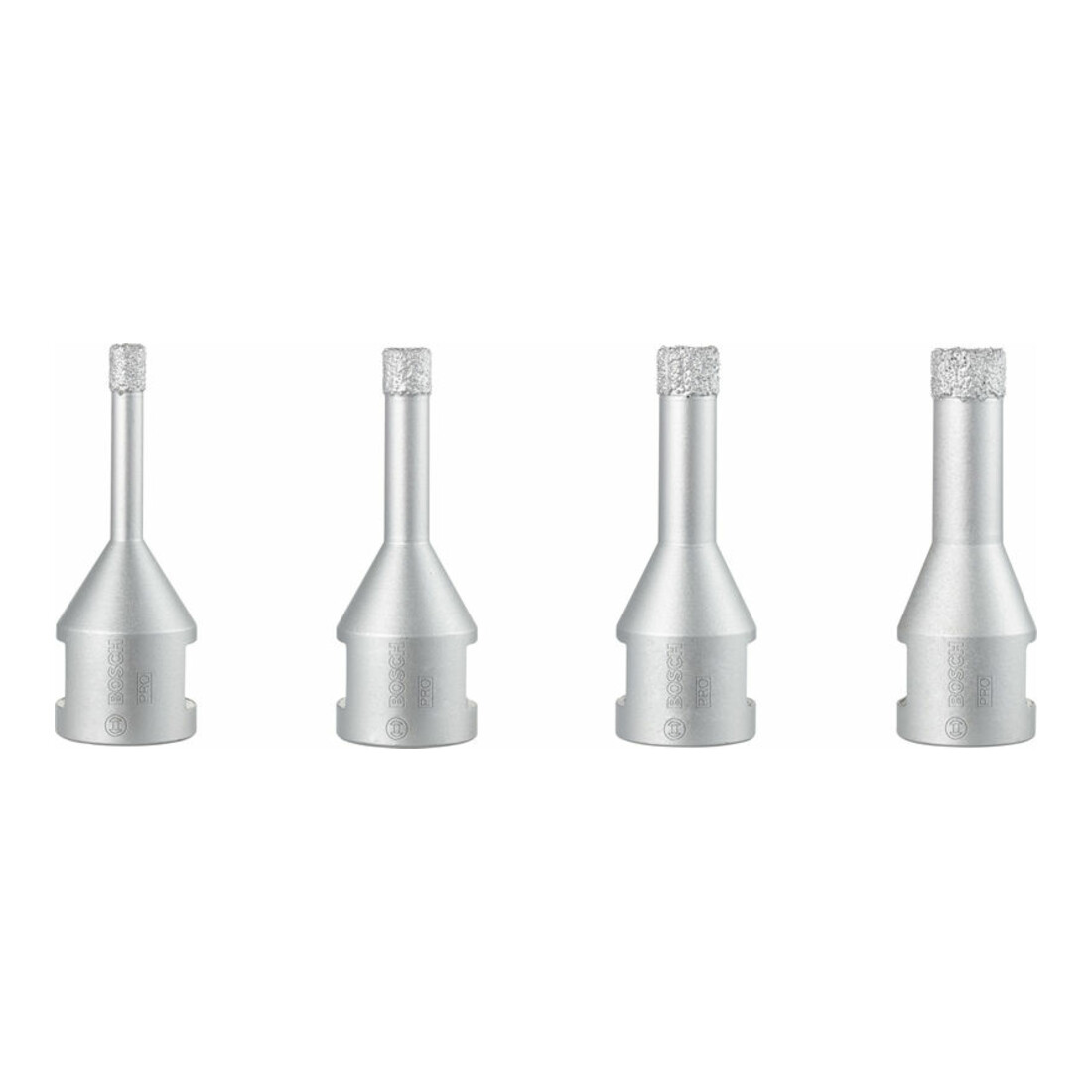 Jeu de forets à diamant Bosch Dry Speed, 4 pièces, 6 - 12 mm