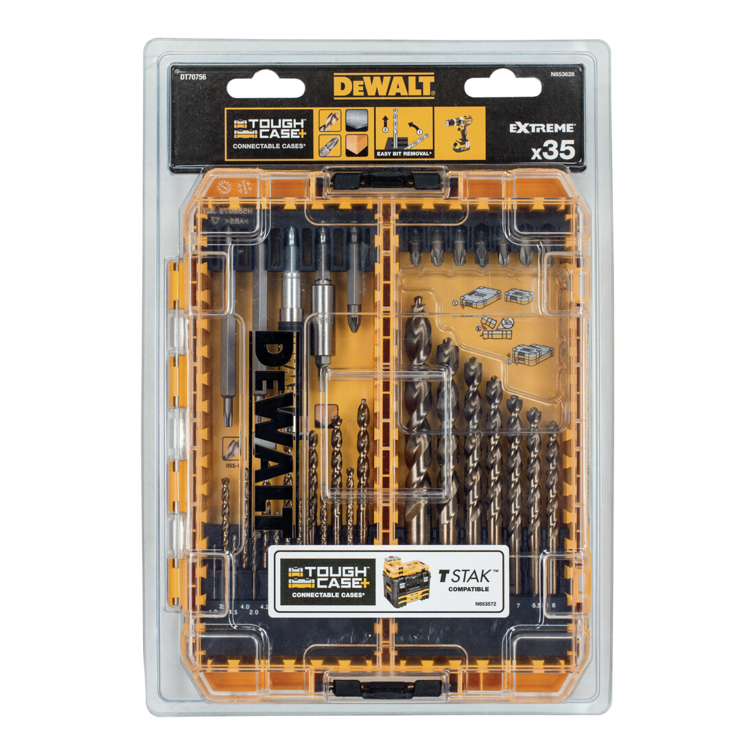 Jeu de forets à embouts et à métaux 35 pces DEWALT