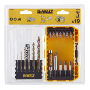Jeu de forets à métaux DEWALT 19 pièces HSS-G-3