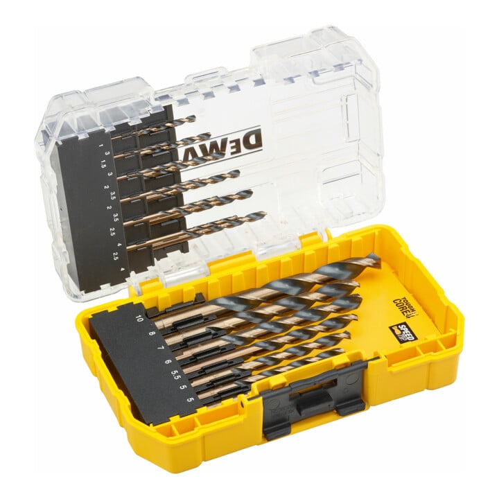 Jeu de forets à métaux HSS-G DEWALT, 19 pces