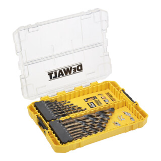 Jeu de forets à métaux HSS-G DEWALT, 21 pièces