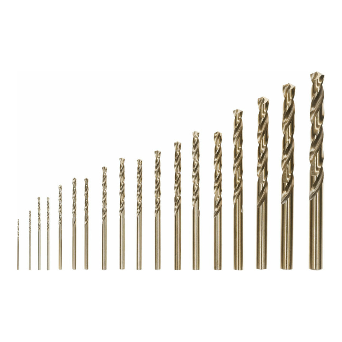 Jeu de forets à métaux Toughbox Bosch 18 pièces HSS-Co, DIN 338, 135