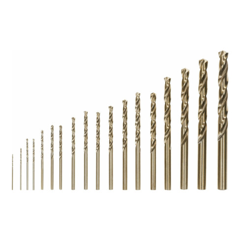 Jeu de forets à métaux Toughbox Bosch 18 pièces HSS-Co, DIN 338, 135