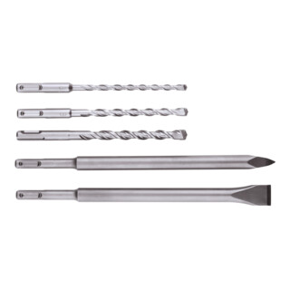 Jeu de forets/burins Metabo SDS-plus SP 5 pièces