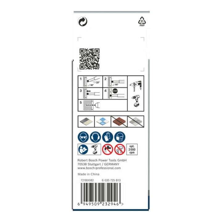 Jeu de forets diamantés Bosch Expert for Ceramic (6, 6, 8 mm)