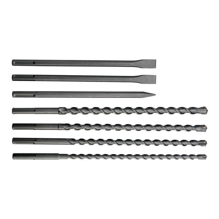 Jeu de forets et burins Metabo SDS-max SP, 7 pièces