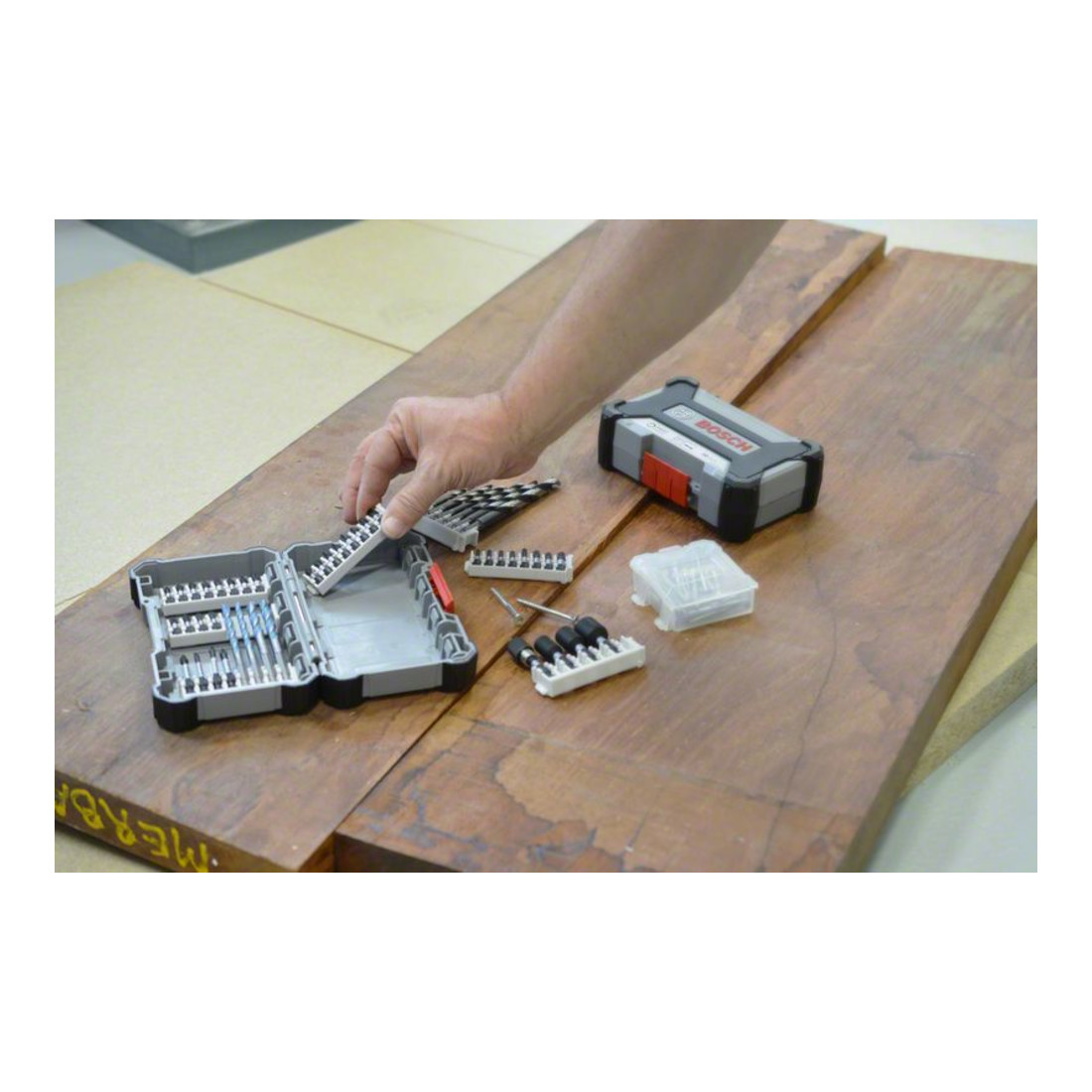 Jeu de forets et de vis Bosch Impact Control Multi Construction 35 pièces