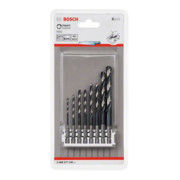 Jeu de forets hélicoïdaux Bosch HSS Twist Drill Control avec tige hexagonale 8 pièces 2,5 - 8,5 mm-2