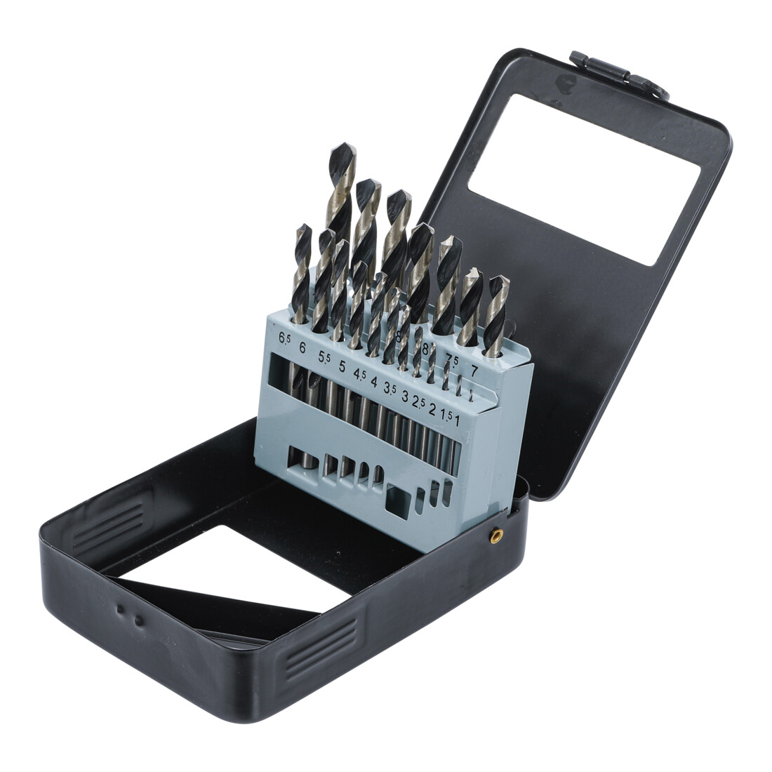 Jeu de forets hélicoïdaux HSS 1 - 10 mm 19 pièces BGS Do it yourself