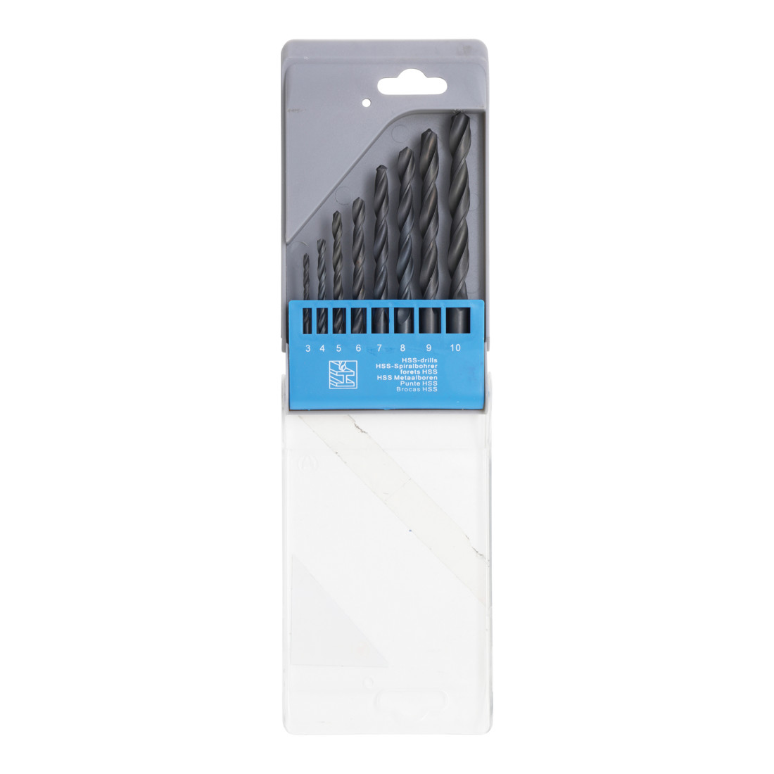Jeu de forets hélicoïdaux HSS 3 - 10 mm 8 pièces BGS Do it yourself