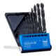 Jeu de forets hélicoïdaux PFERD 10 pces STEEL HSSG N DIN 338