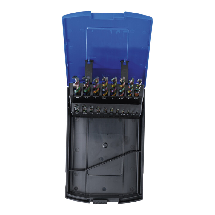 Jeu de forets HSS 1 - 10 mm 19 pièces BGS