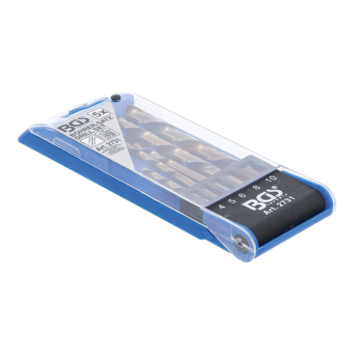 Jeu de forets HSS coupant à gauche 5 pièces BGS