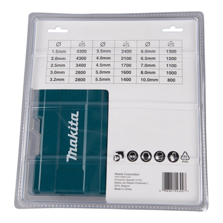 Jeu de forets Makita 19pcs