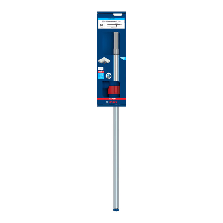 Jeu de forets marteaux Bosch EXPERT SDS Clean max-8X, 20 x 400 x 650 mm
