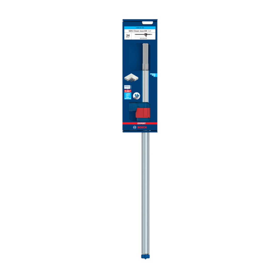 Jeu de forets marteaux Bosch EXPERT SDS Clean max-8X, 24 x 400 x 650 mm