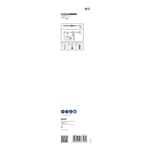 Jeu de forets marteaux Bosch EXPERT SDS Clean max-8X, 25 x 400 x 650 mm