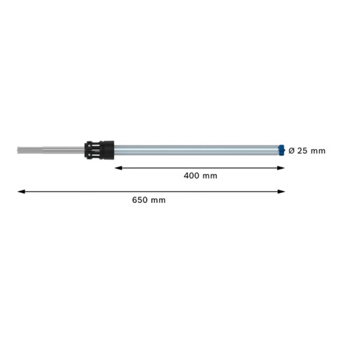 Jeu de forets marteaux Bosch EXPERT SDS Clean max-8X, 25 x 400 x 650 mm